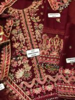 Afrozeh Maroon Exclusive Collection - Image 5