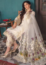 Elaf Luxury Embroidered Chikan Kari - Image 3