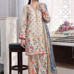 COCO Co Ord Set Silk Lawn 2 Pcs Unstitched Digital Printed