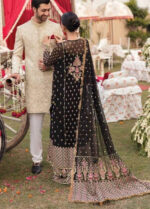 Afrozeh Shehnai Wedding Formals Chiffon Suit AS-22-08 MEHRZAD - Stitched - 3-Piece - Image 2