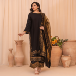 Premium Silk China Embroidered Sharara Suit Set with Tissue Silk Dupatta – Luxury Pakistani